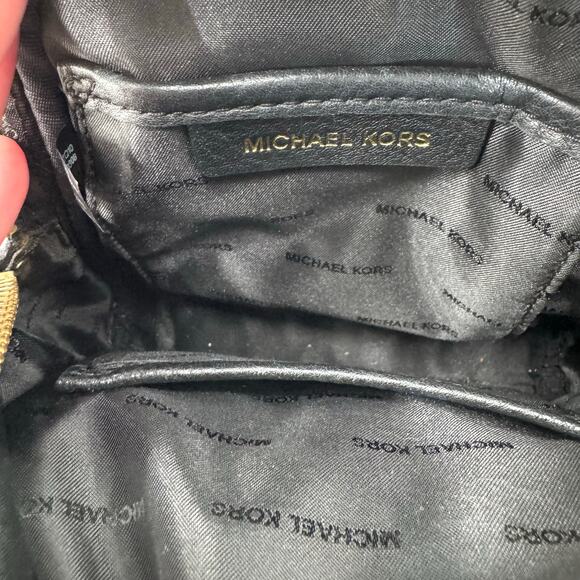 Michael Kors black leather Rhea Mini Leather Backpack main image 5